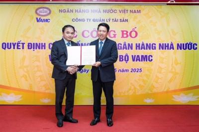 NHNN bổ nhiệm ông Đặng Đình Thích làm Quyền Tổng Giám đốc VAMC
